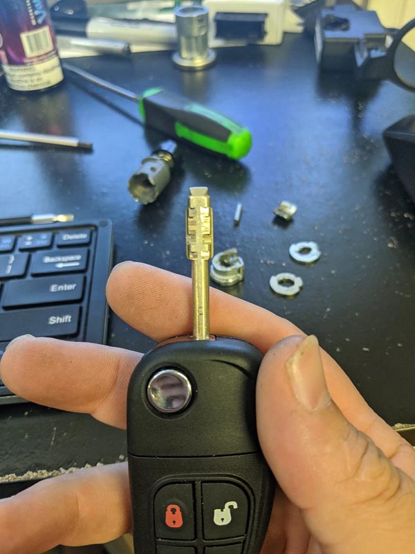 Jaguard Tibbe key we cut and programmed